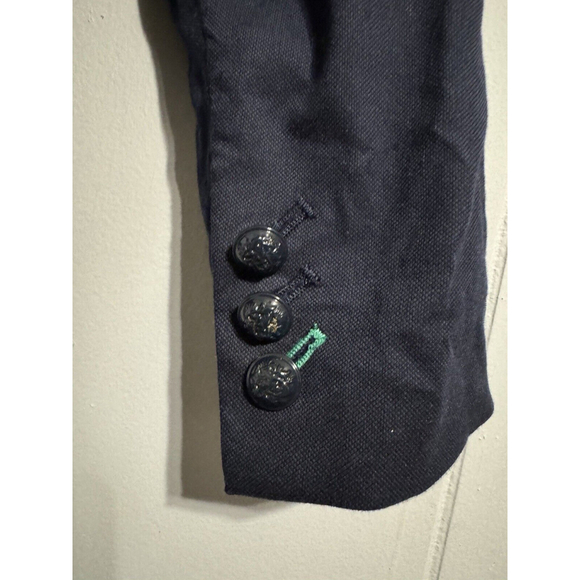 Gap Women's Academy Blazer size 0 navy blue Oldmoney Preppy Jacket - Picture 3 of 7